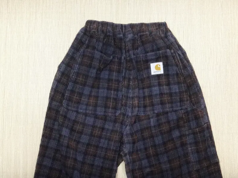 (38-40) 칼하트 타탄체크 골덴 FLINT PANT