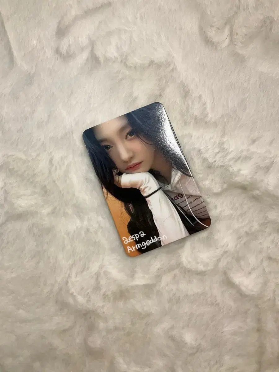 ningning Armageddon apple music ld Photocard