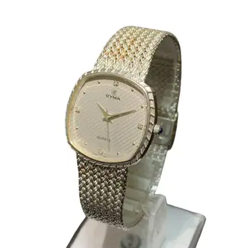 CYMA 4P 200-1F 여성용 손목시계 쿼츠 [작동 확인 완료].