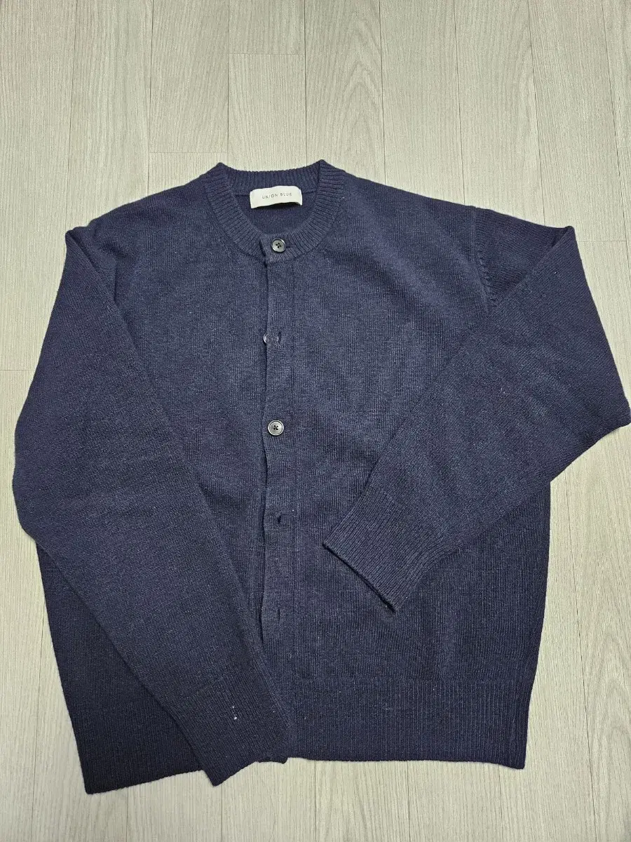 유니온블루 크롭 CARDIGAN [NAVY]