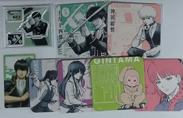 은혼 전 은혼 월드 히지카타 토시로 오키타 소고 세트 아크릴 코스터