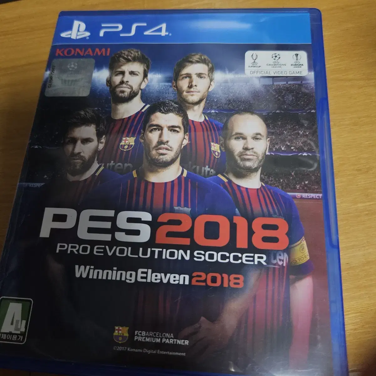 PS4 PES 2018 위닝일레븐