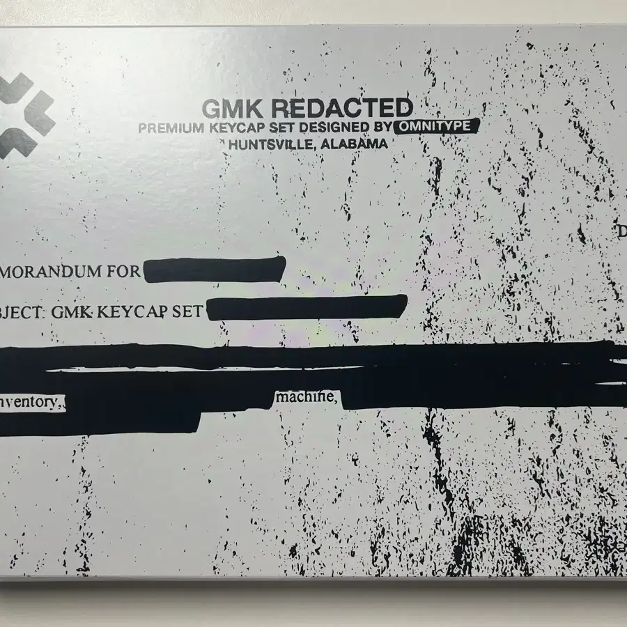 GMK Redacted 베이스 키캡