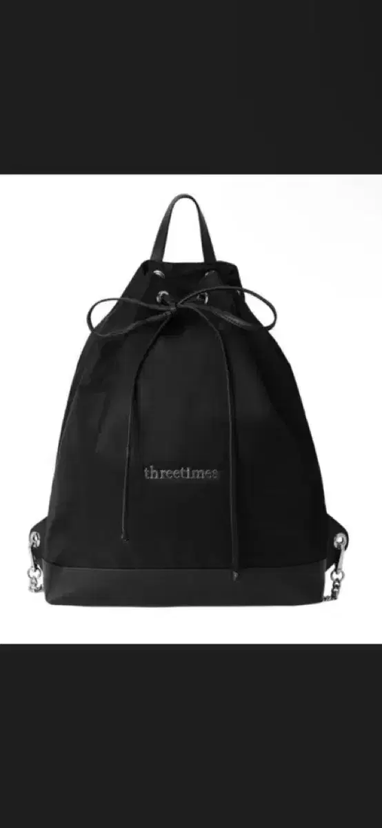 (새상품)쓰리타임즈Classic tie backpack