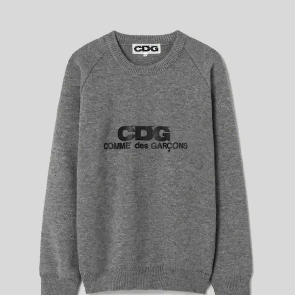 cdg 니트 gray color