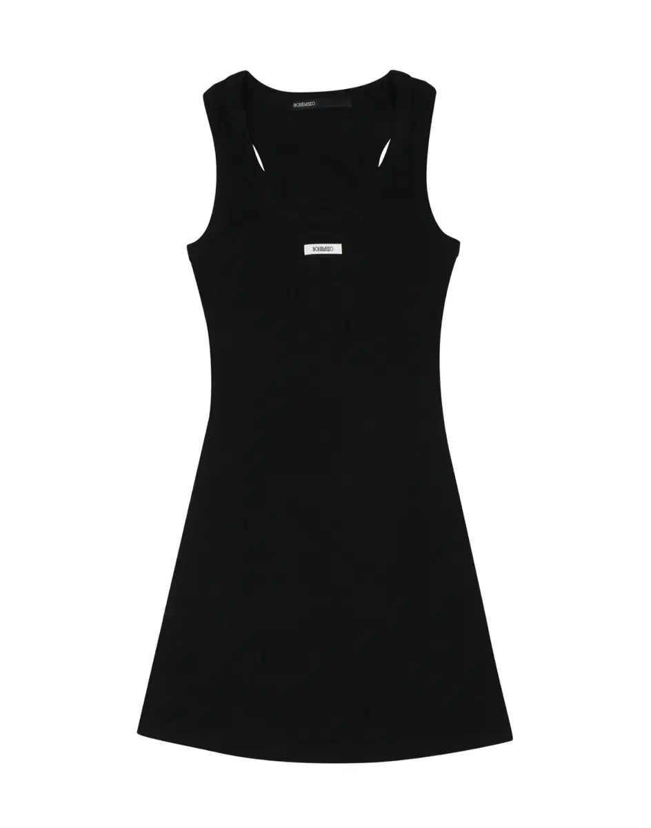 보헤미안서울  원피스 BASIC SLEEVELESS OPS, BLACK