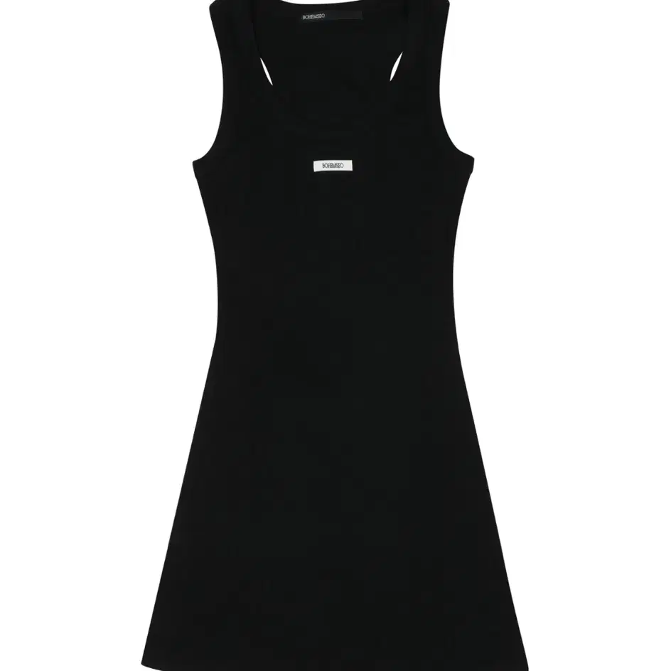 보헤미안서울  원피스 BASIC SLEEVELESS OPS, BLACK