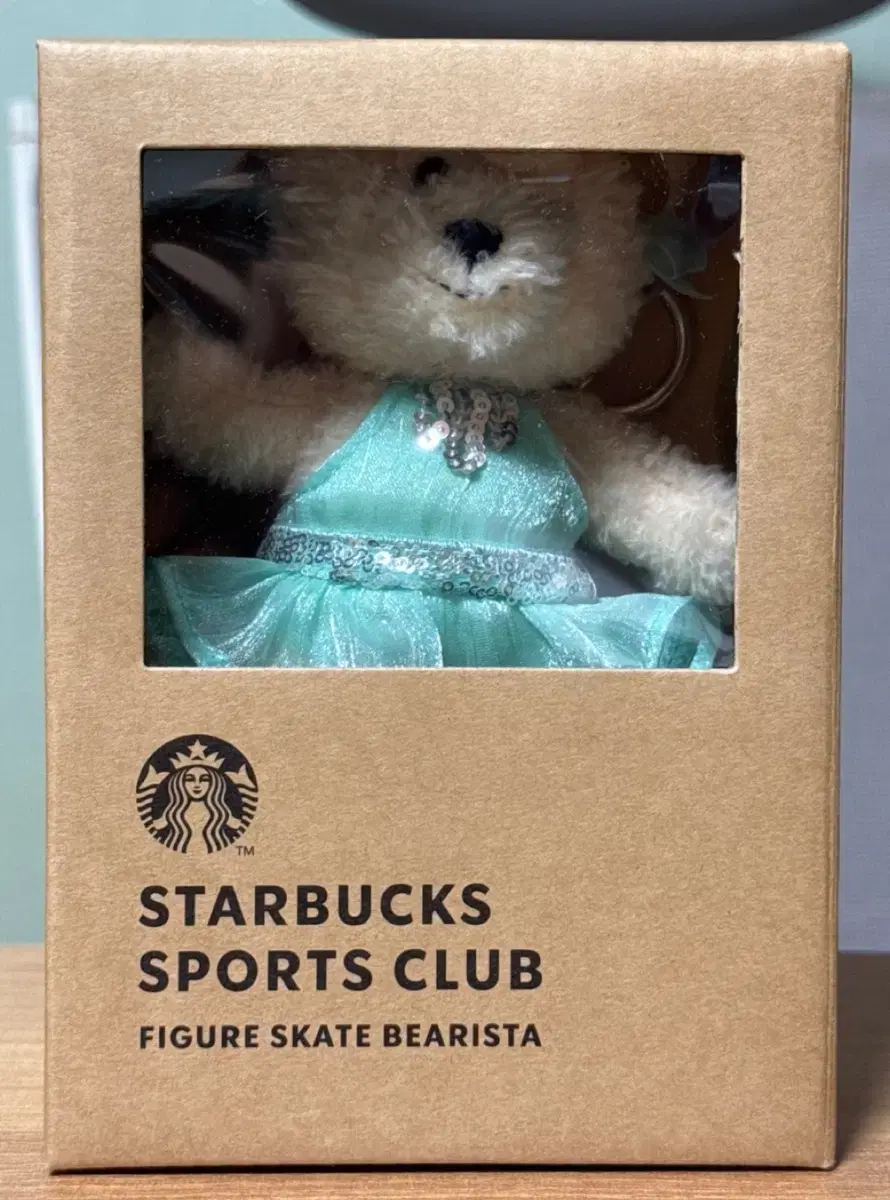 Starbucks Sports Club 2nd Figure Skating Bearista Key Chain