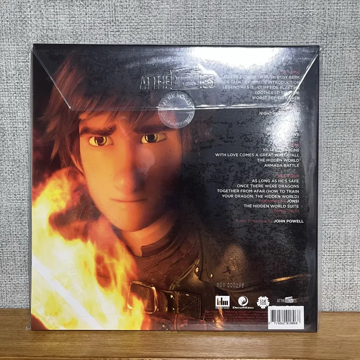 [미개봉/한정판] 드래곤 길들이기3 ost LP 레드&블루 LP