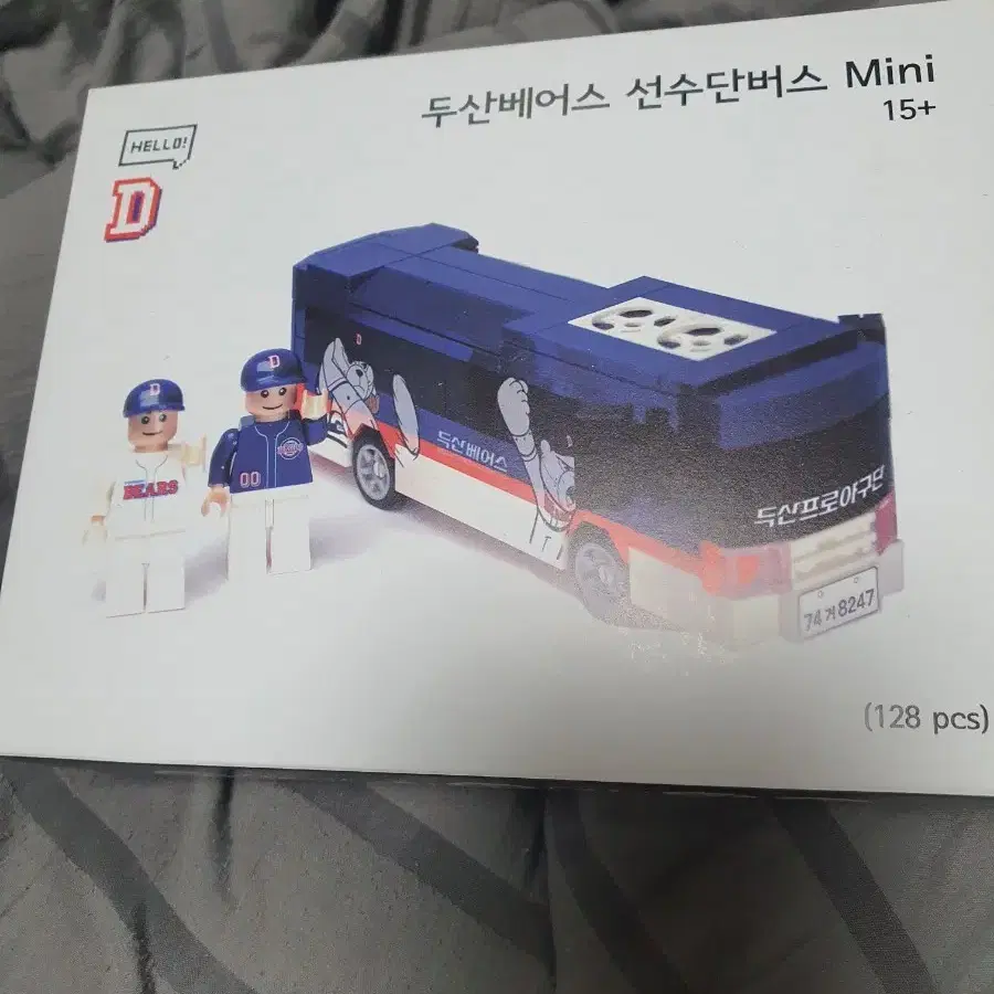 새상품-두산베어스 미니선수단버스 Mini 128pcs