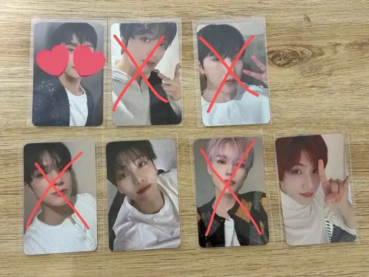 NCT Dream with muu fansign unreleased photocard wts photocard Mark, Renjun, Jeno, Haechan, Chenle, Jisung