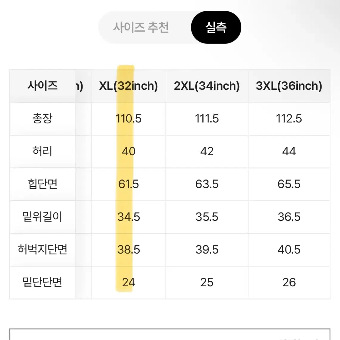 [~36inch/3XL] 빅사이즈 흑청 워싱 와이드 벌룬 아방핏 데님