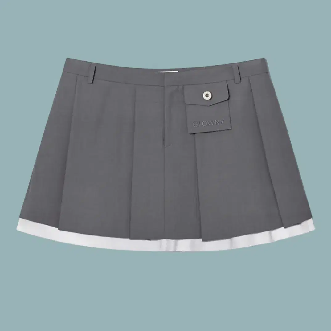 [글로니]DANIELLE PLEATED SKIRT그레이 M