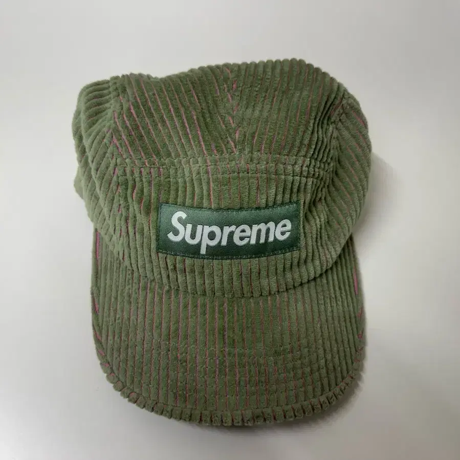 Supreme 코듀로이 캠프캡