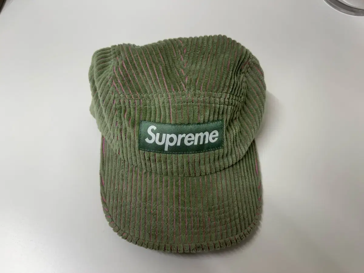 Supreme 코듀로이 캠프캡