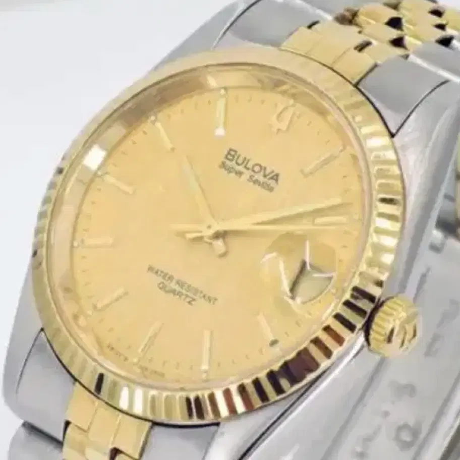 BULOVA Super Seville Quartz 18K콤비 남성용 36