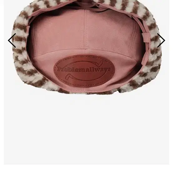 problemallways EARFLAP CAP (PINK) 귀도리 모자