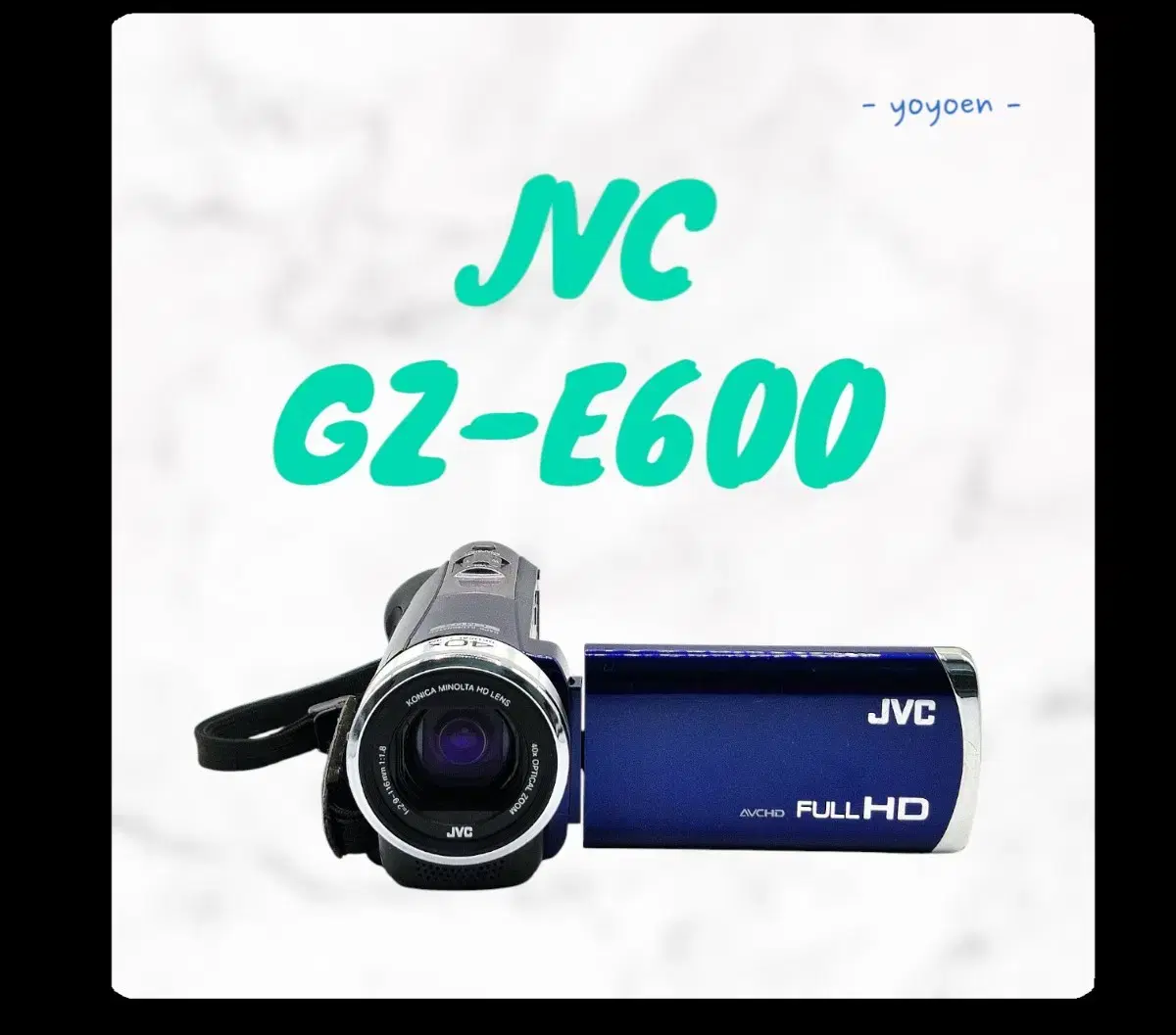 JVC GZ-E600 빈티지캠코더 [ 꾸미기0 ]