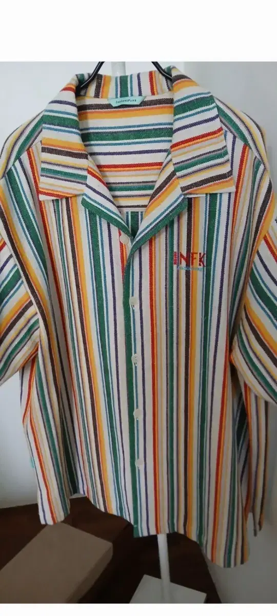 Instant Funk Colorful and hip striped shirt