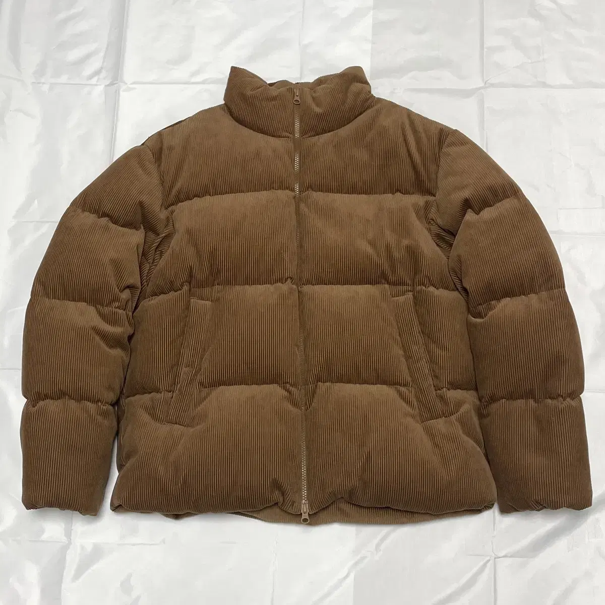 인사일런스 코듀로이 다운 자켓 BEIGE M