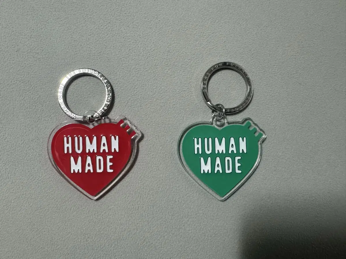 휴먼메이드 키링 human made 레드/그린