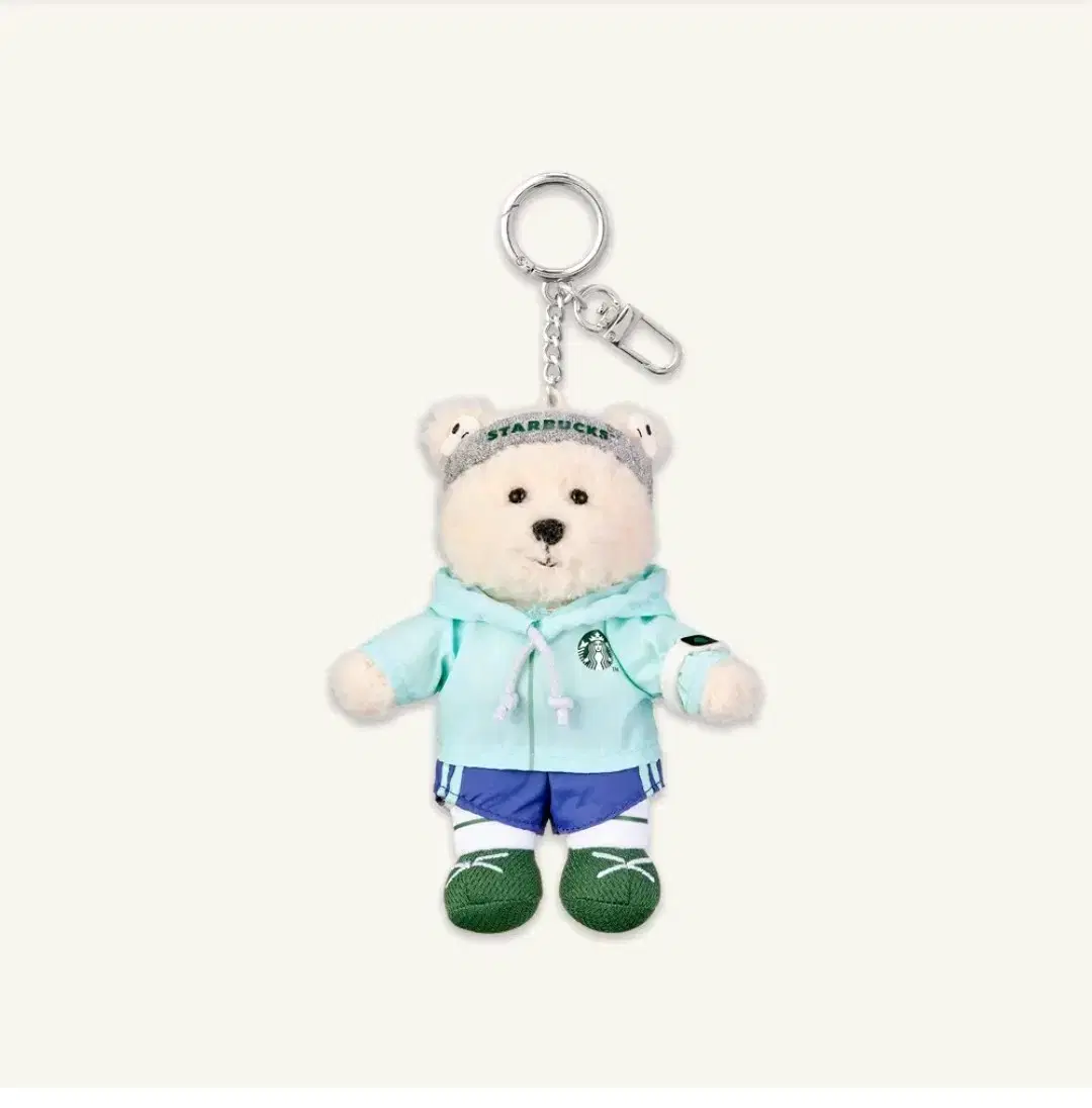 Starbucks Sports Club 2nd Generation Running Bearista Key Chain/ Snowboard Bearista Key Chain