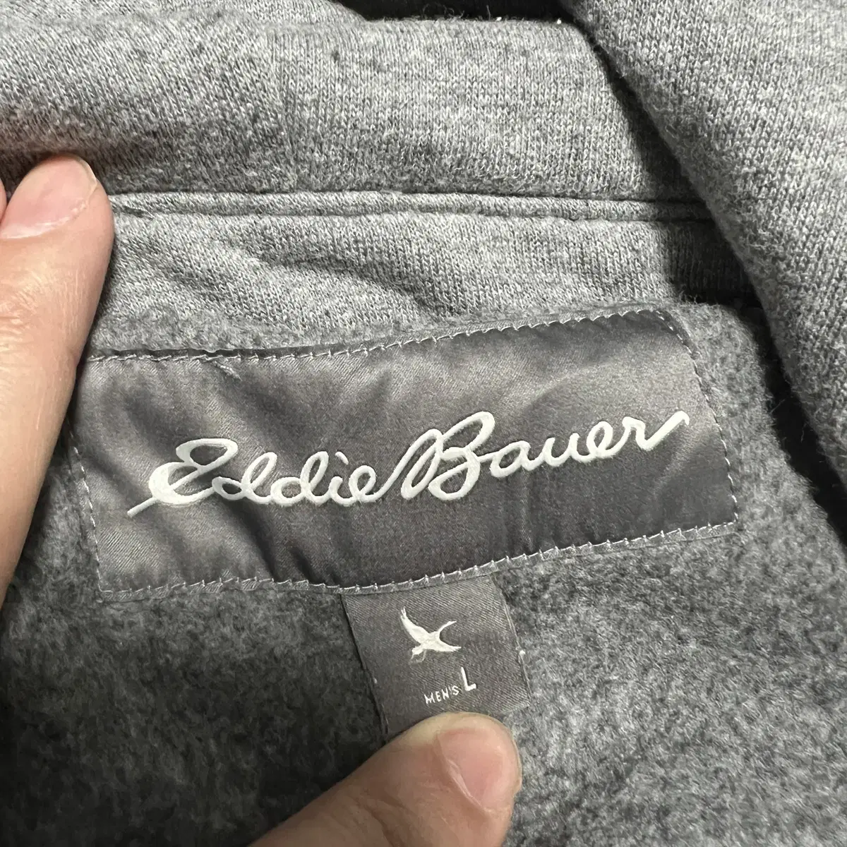 Eddie Bauer 에디바우어 그레이 후드(L)