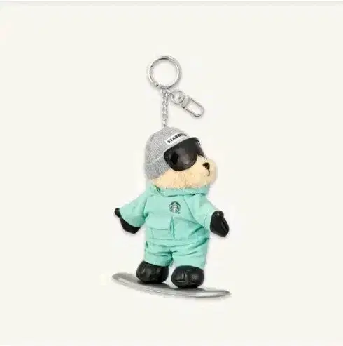 Starbucks Sports Club 2nd Generation Snowboard/Running Bearista Key Chain (In-kind)