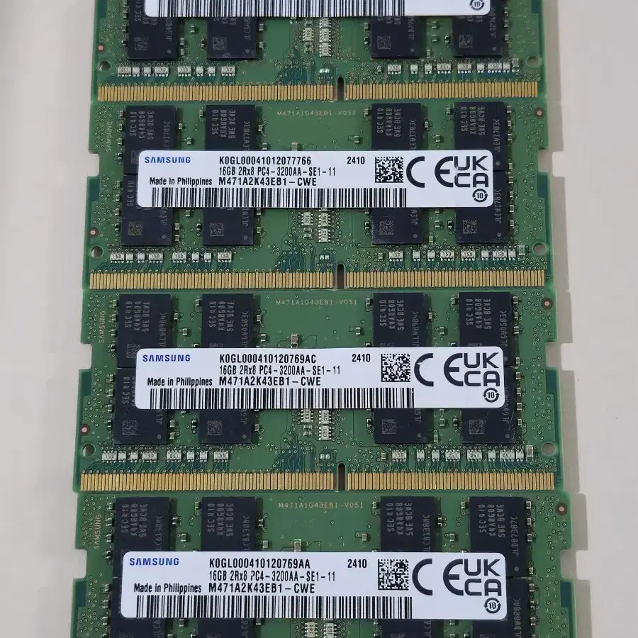 노트북 삼성 DDR4 3200 16G 2개(서울)