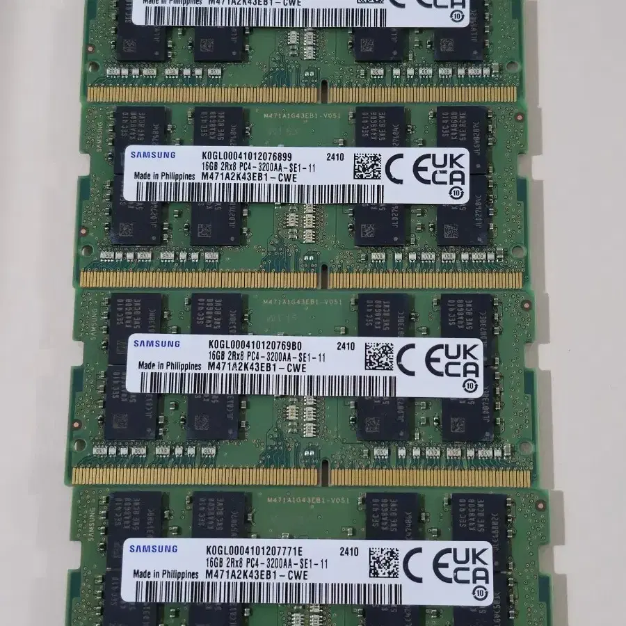 노트북 삼성 DDR4 3200 16G 2개(서울)