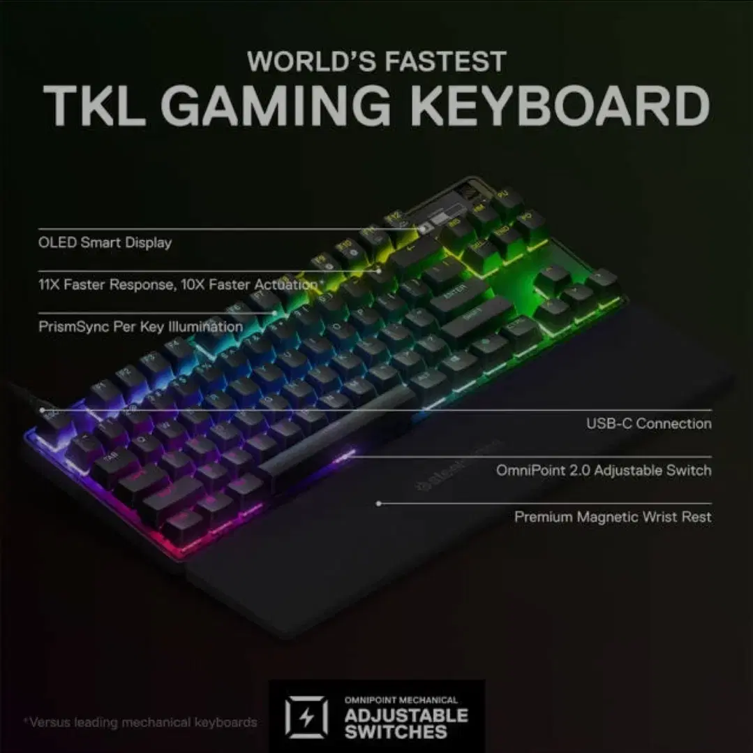 레인보우무료배송복지[스틸시리즈] Apex Pro TKL (20