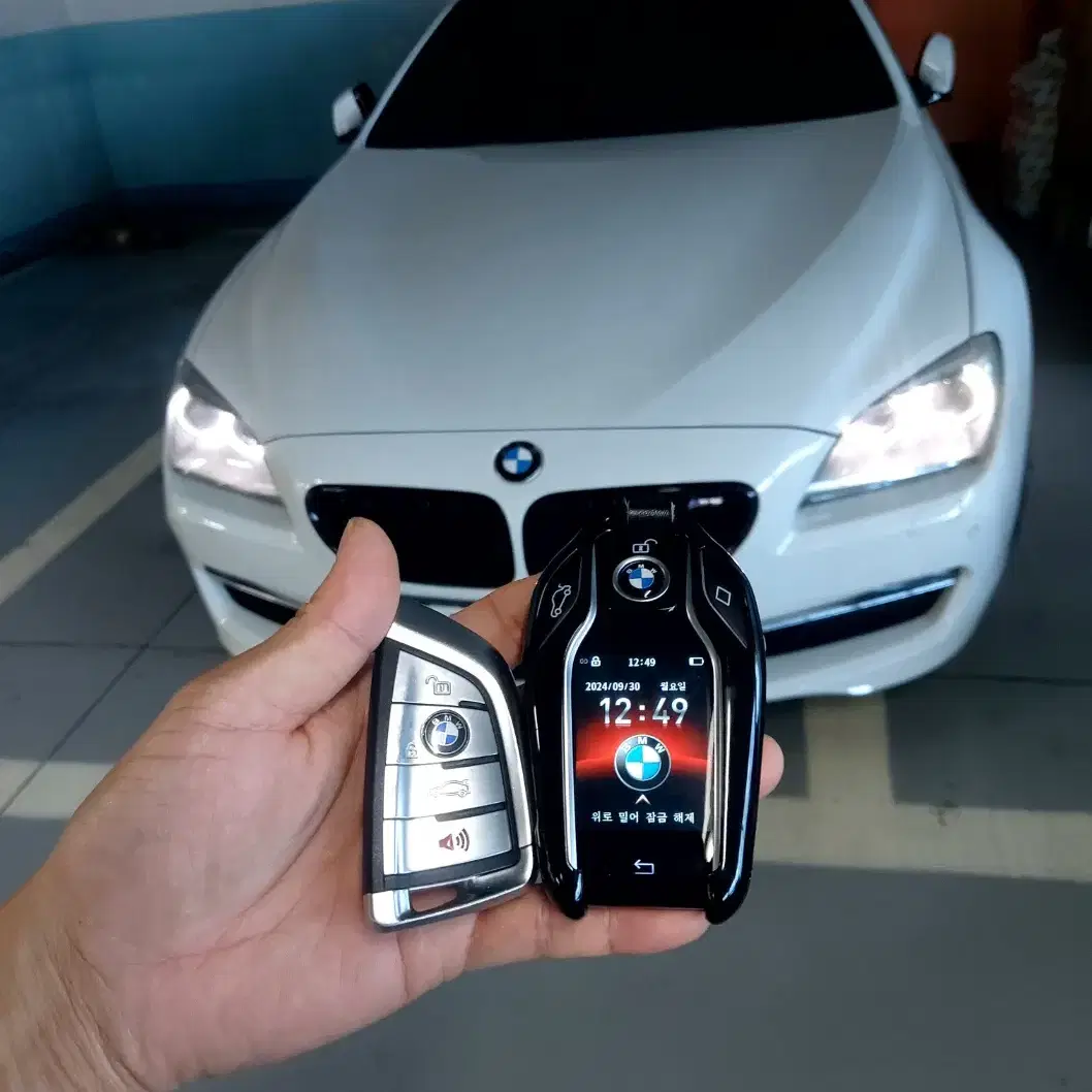 BMW 6시리즈 스마트하고 편리한 최신형 LCD 액정 디지털키로 이식개조