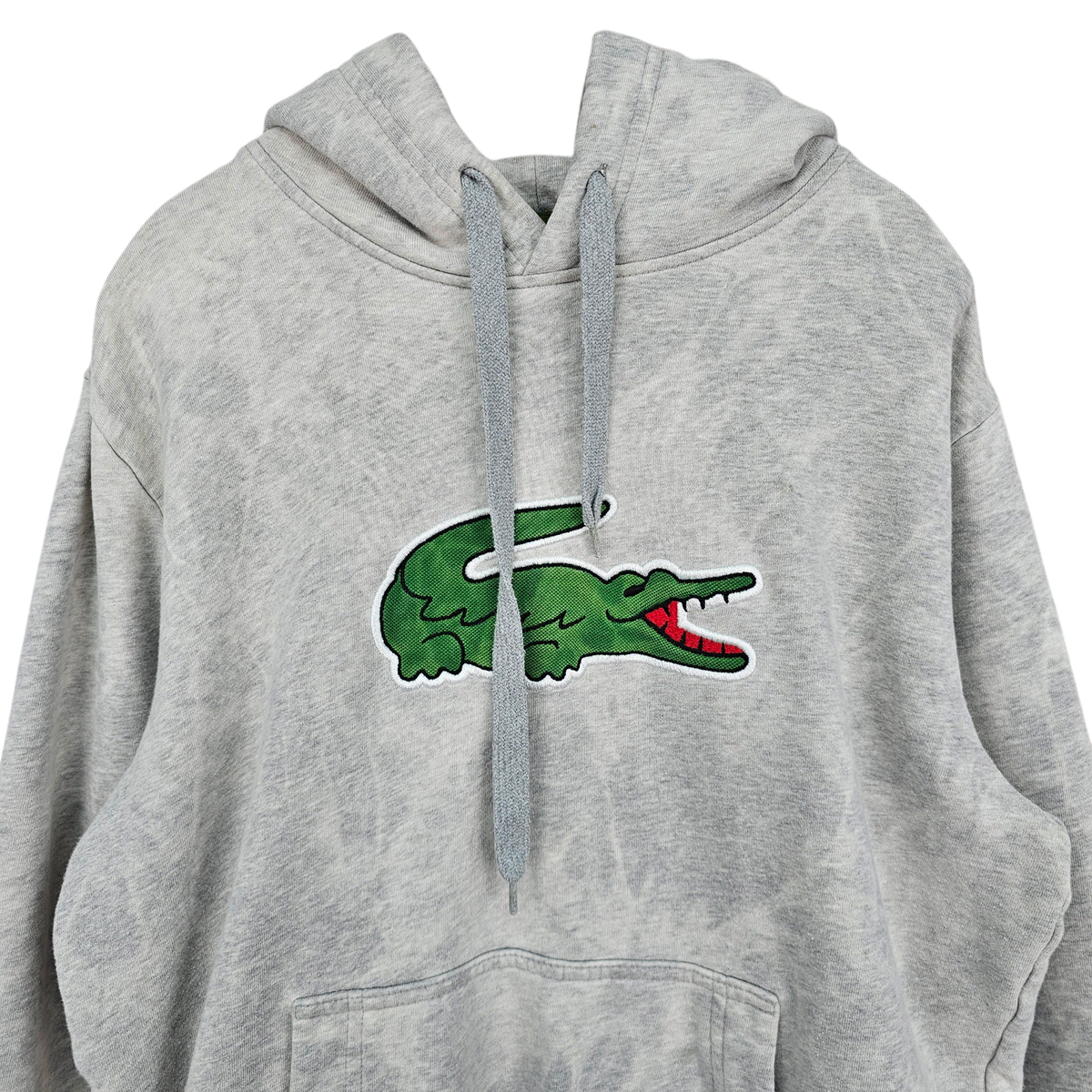 [100] LACOSTE 라코스테 빅로고 후드티