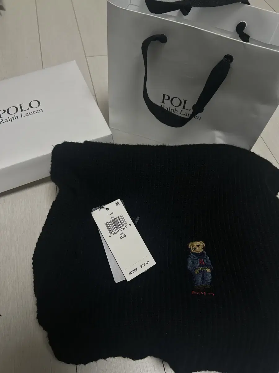 폴로 목도리 polo 풀박스