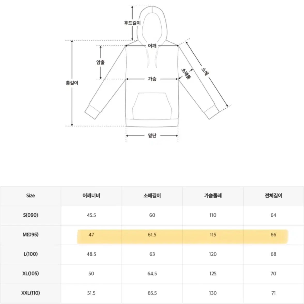 스파오 파란색 후리스