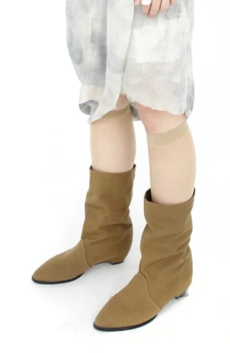 샵페어리 부츠 canvas short boots 블랙컬러