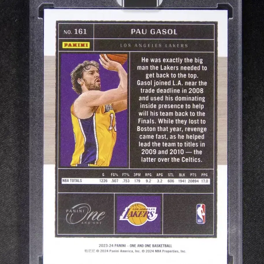 2023-24 panini One And One PauGasol #161