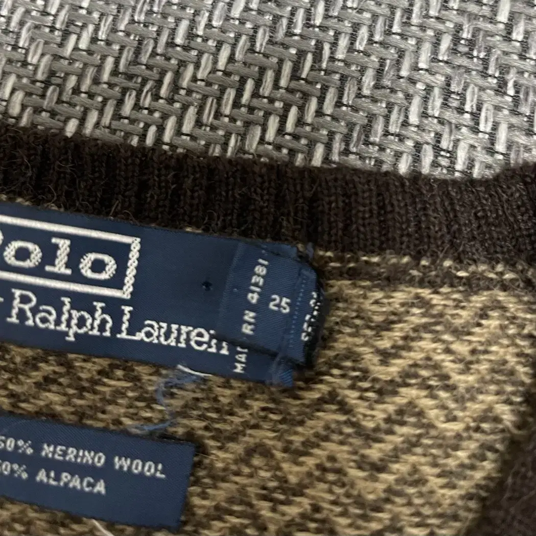 L] 폴로(POLO Ralph Lauren)빈티지 V넥 니트