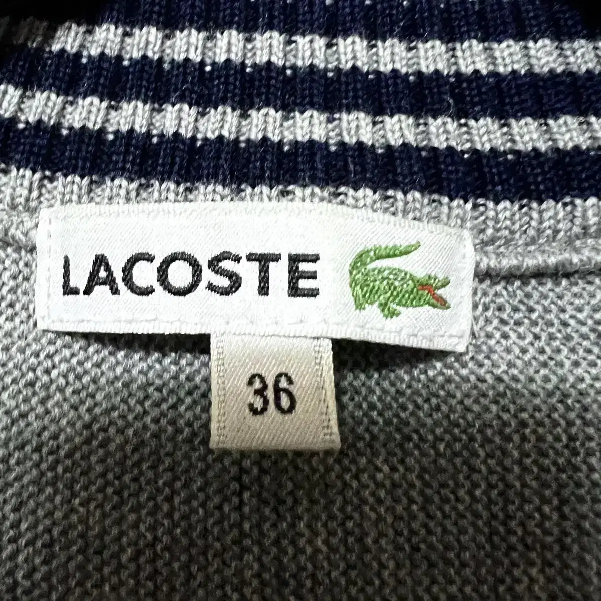 [S,90]라코스테 여성 울 니트 가디건 lacoste