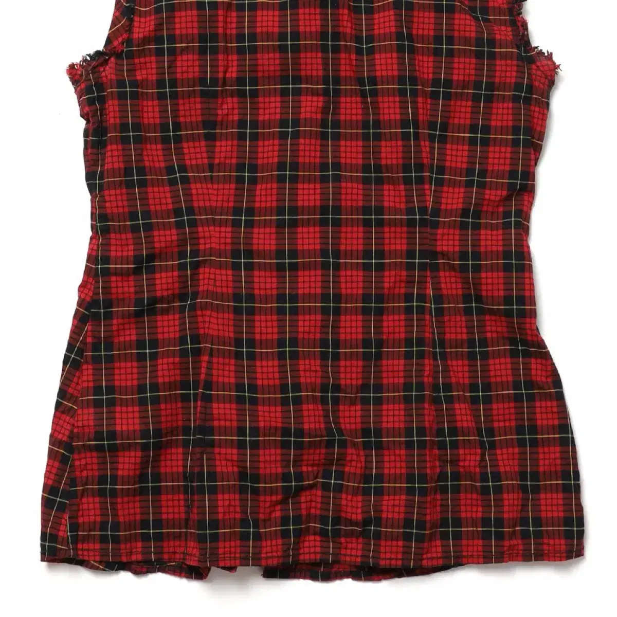 Diesel Check Pattern Sleeveless Blouse