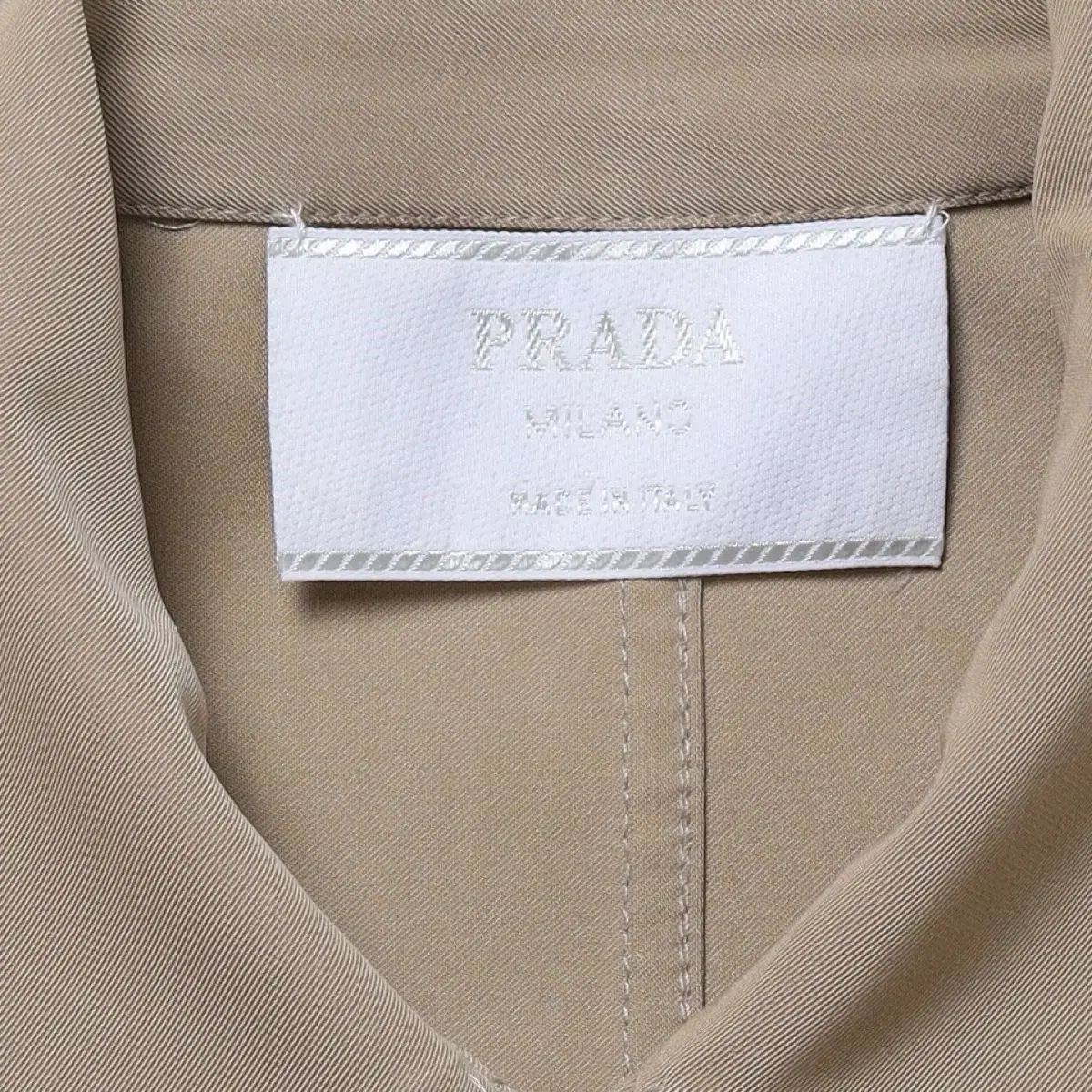 Prada Belted Polyester Blazer