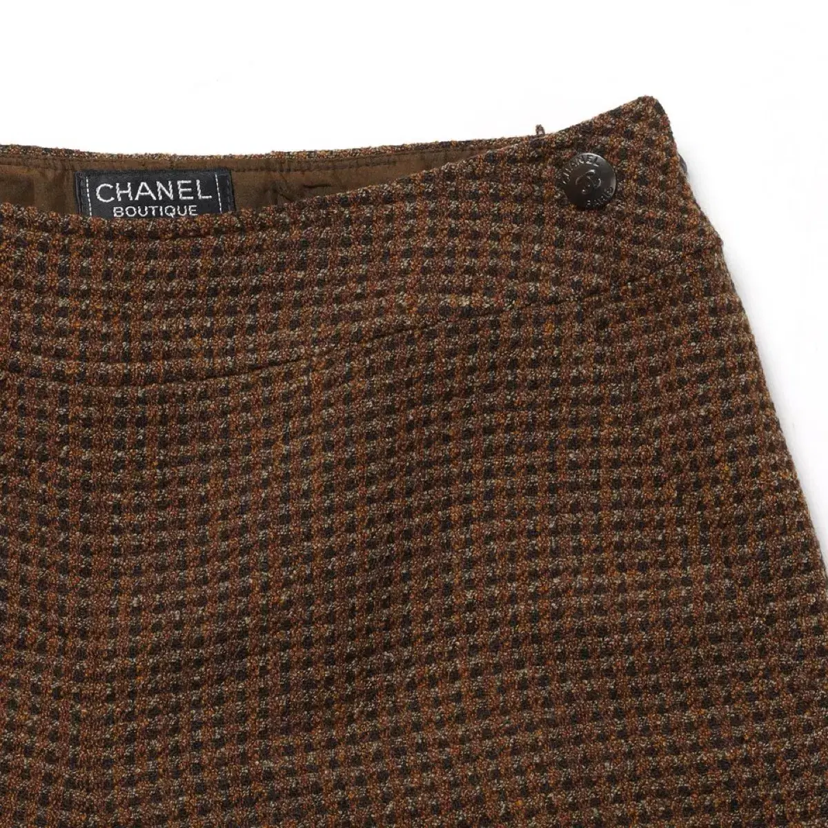 CHANEL Wool Twill Wide Pants