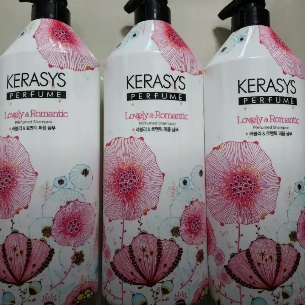 케라시스   러블리 엔 로맨틱 퍼퓸샴푸  980ml,3개일괄