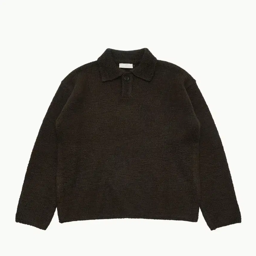 AMOMENTO ONE BUTTON COLLAR KNIT (M)