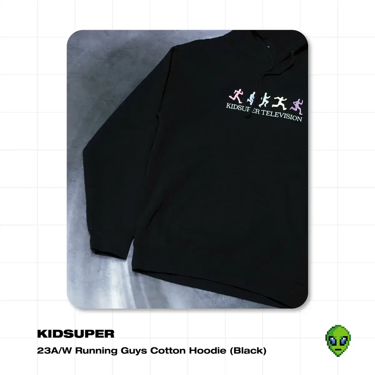 Kidsuper 23F/W Running Guys Hoodie