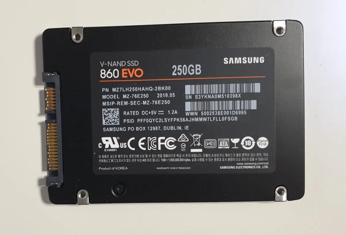 삼성 SSD 250GB