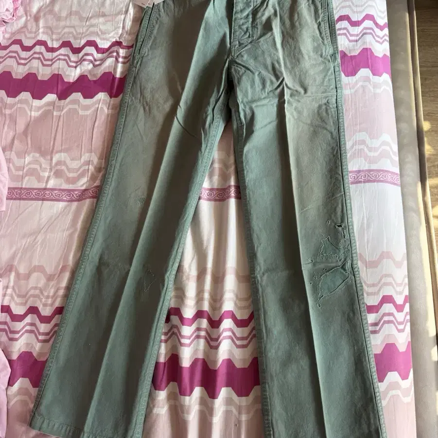 [2]비즈빔21SS Gifford pants DMGD 기포드 팬츠 그린