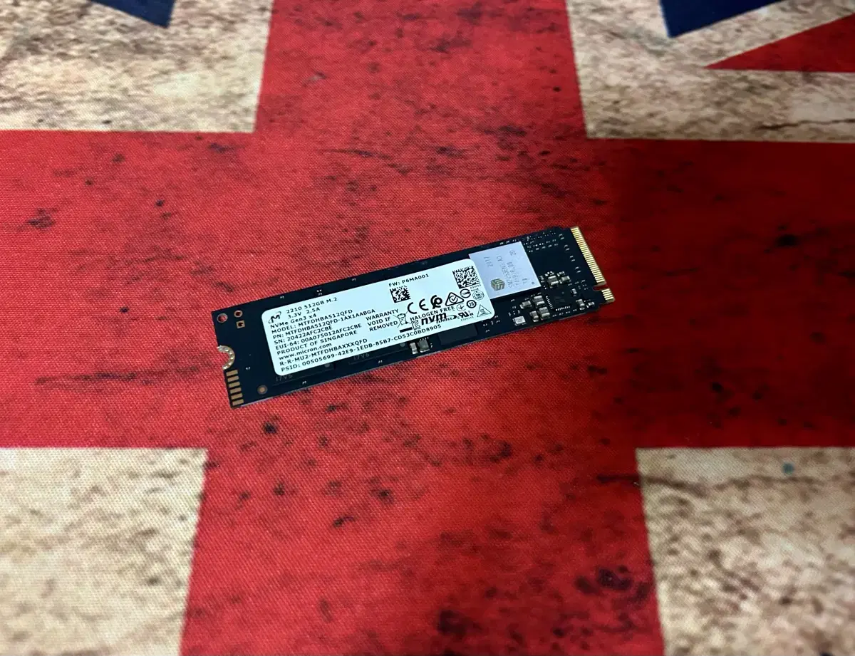 마이크론 Micron 2210 512GB SSD PCle NVMe