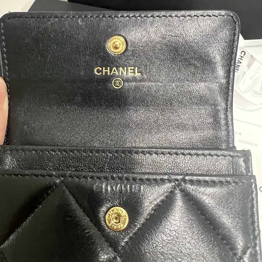 샤넬 chanel 19 플랩 카드홀더