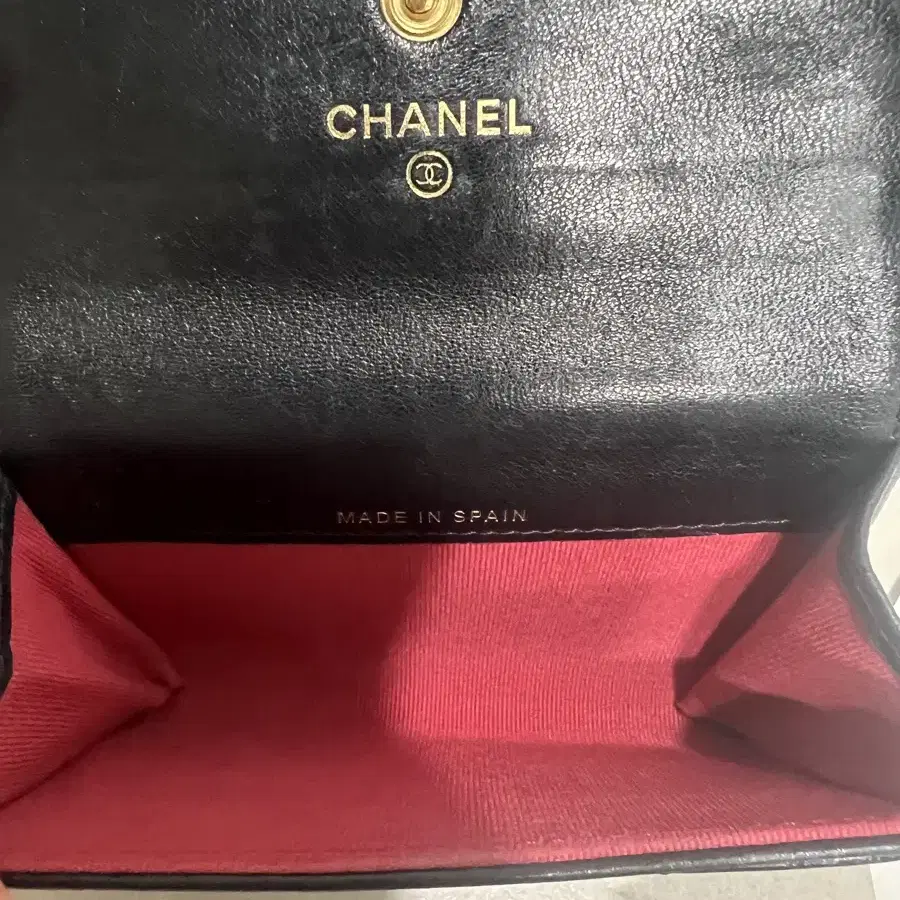 샤넬 chanel 19 플랩 카드홀더